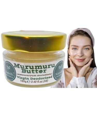 Nativilis Murumuru Butter Virgin deodorized (Astrocaryum Murumuru) Amazonian Rainforest Collection Skin Hair Care Moisturizer - Less Frizzy Hair - Noncomedogenic No Pore Blockages Copaiba Properties