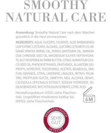 ABACUS Smoothy Natural Care Cream - 2x 300ml Hand & Body Cream with Shea Butter Avocado Jojoba & Orange Oil - International Shipping Available - Buy Online on GoSupps.com