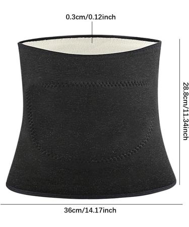 Generic Waist Warmer Stomach Wrap High Stretch Abdominal Soft Protector Wrap - Buy Online on GoSupps.com