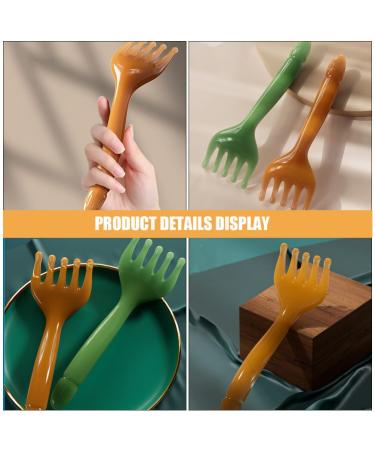 Beavorty 2-Piece Resin Massage Comb Set | Wide Teeth Hair Brush & Handheld Head Massager for Relaxation | International Shipping Available - Buy Online on GoSupps.com