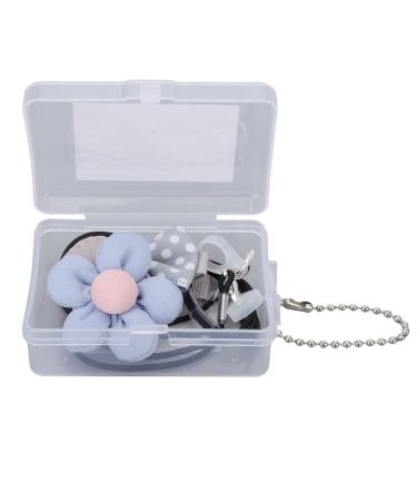 Hearing aid clip Anti-loss lanyard protection for adults seniors children portable hanging ropes anti-loss listener lanyard clips flower loop pattern (double ear)