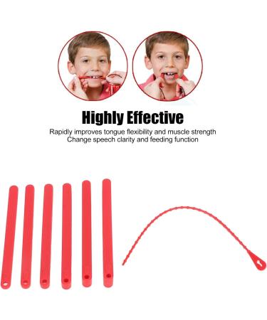 7-in-1 Mouth Muscle Training Set | Portable Lip & Tongue Exercise Device | Dysarthria Training Tool Made of Edible Plastic - Buy Online on GoSupps.com