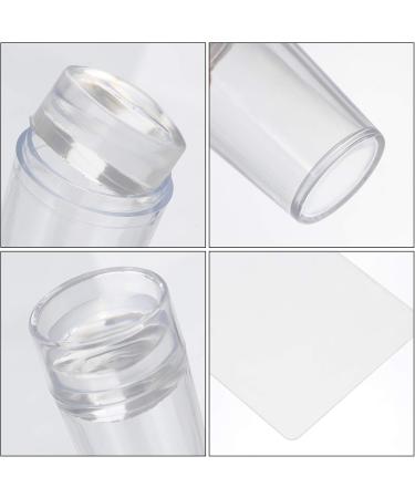 Beaupretty 4-Piece Nail Art Templates Set - Clear Joint Stamps & Acrylic Steel Plates for DIY Nail Art Creativity - Buy Online on GoSupps.com