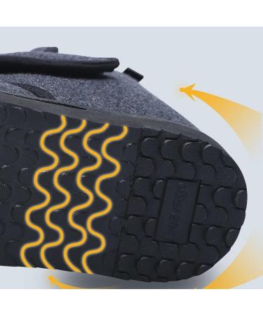 Diabetic Arthritis Shoes for Women and Men - Breathable Lightweight Non Slip Walking Shoes for Swollen Feet and Edema - Grey, Size 12 - Buy Online on GoSupps.com