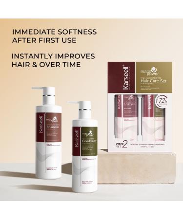 Shop Karseell Collagen Hair Treatment Set - Repair & Condition Dry Damaged Hair | 16.9oz Shampoo & Conditioner for All Hair Types | International Shipping Available - Buy Online on GoSupps.com