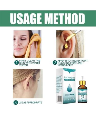 RJDJ TinniClear Ear Drops - Natural Tinnitus Relief Treatment - 2pcs - Buy Online on GoSupps.com