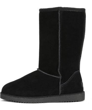 DREAM PAIRS Women's High-top Winter Snow Boots 8 Black | Slip-on, Warm & Comfortable Outdoor Booties - Buy Online on GoSupps.com