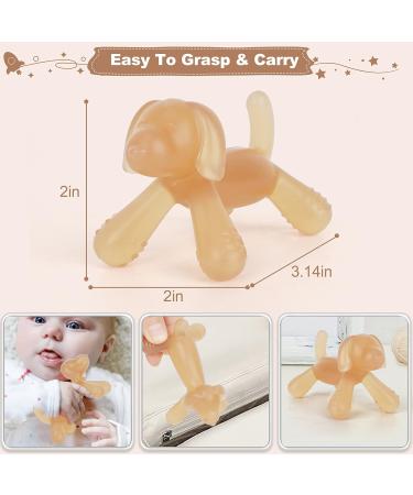 HHMY 2 Pack Silicone Teething Toys for Babies 0-12 Months - Baby Teething Relief Chew Toys for Toddlers - Less Dust Collecting Teethers - Buy Online on GoSupps.com