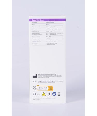 CE Approved Digital Baby Thermometer for Adults and Kids - 3-in-1 Ear and Forehead Mode - Purple - Buy Online on GoSupps.com