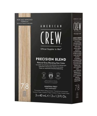 American Crew Precision Blend Light 7-8 Hair Dye - 1 Pack (3 x 40 ml) | International Shipping Available - Buy Online on GoSupps.com