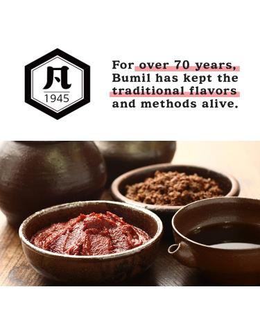 Bumil Korean Sauce Set - Gochujang, Ssamjang, Soybean Paste 8.81 Oz x3 | Fermented Korean Spicy Chili Paste for Meat, Bulgogi, Bibimbap, Stew, Soup, Dipping Sauce & More - Buy Online on GoSupps.com