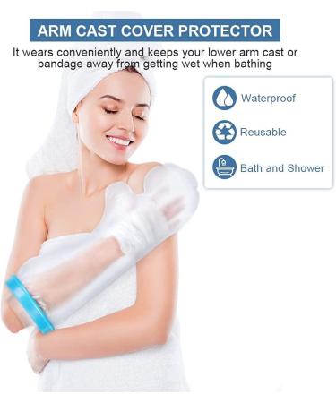 Yosoo Health Gear Waterproof Arm Cast Protector 51cm for Adults - Protects Broken Surgery Arm Wounds and Burns - Buy Online on GoSupps.com