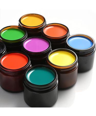 Set of 6 Refillable 30ml Cosmetic Cream Containers - Brown Glass Ointment Pots with Lids & Liners - Ideal for Travel & DIY - Buy Online on GoSupps.com