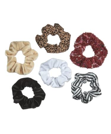 Six Days of Scrunchies Glamour Gift Set - Original Scrunchie with 6 Unique Designs in Presentation Box - Buy Online on GoSupps.com