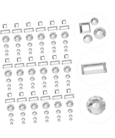 FRCOLOR 1 nail drill AB Nail Art Rhinestones nail sequins and rhinestones Nail Gems Stones Nail Art Rhinestone Flat nail flat back gems trendy jewelry fashion jewelry crystal nail stone 3d 12.4X7.2X0.2cm - Buy Online on GoSupps.com