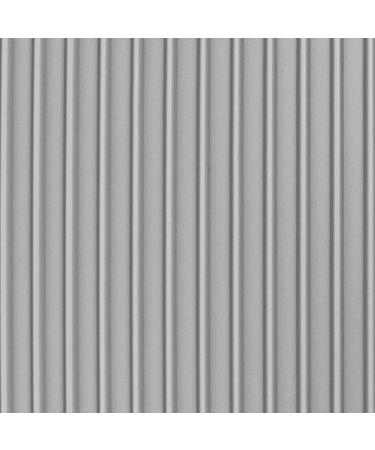 mDesign Small Square Pet Food and Water Bowl Mat - Waterproof Non-Slip Silicone Placemat for Dogs and Cats - Durable and Food Safe - Gray Linelle Collection - Buy Online on GoSupps.com