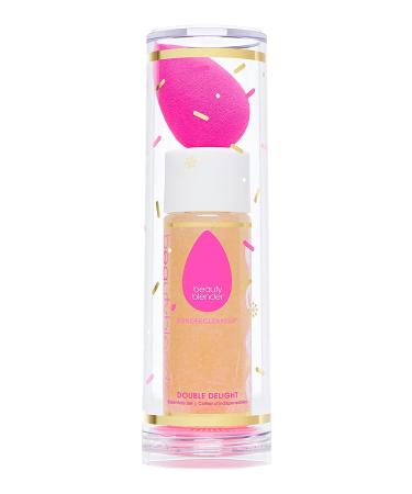 beautyblender Limited Edition DOUBLE DELIGHT Set: Original Pink Blender, Blendercleanser, Silicone Scrub Mat - Vegan, Cruelty Free, Made in USA - Buy Online on GoSupps.com