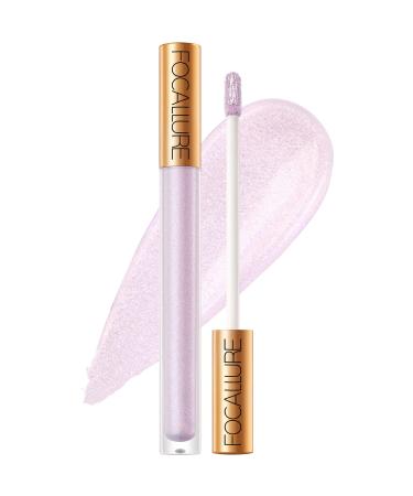FOCALLURE Metallic Chameleon Liquid Lipstick  Diamond Glitter Lip Gloss  Shimmery Finish  Intense Pigment  Long-Lasting  Nonstick Cup Lip Makeup for Costume  Cosplay  Rave Festival  08 MORGANITE 08 MORGANITE