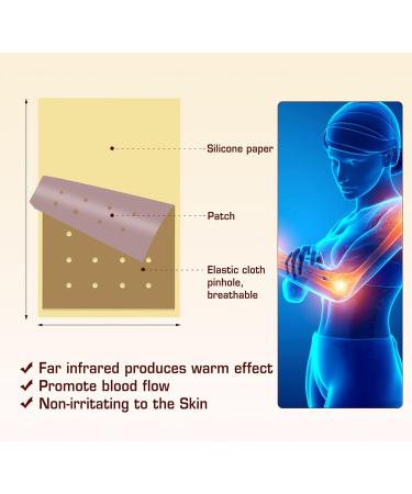 MQUIN Pain Relief Patches - 20 PCS Chinese Tiger Herbal Patch for Knee, Back, Joint, Muscle, Neck Pain - Buy Online on GoSupps.com