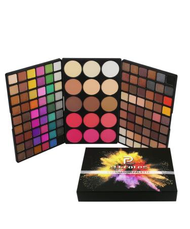 Allbesta 123 Colors Professional Multifunction Make-up Palettes 9 Colors Powder+6 Colors Blush+108 Colors Eyeshadow Palette
