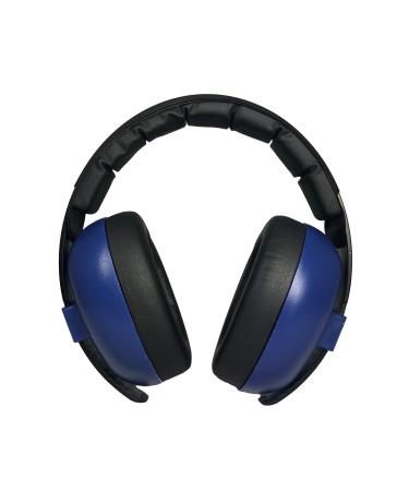 Banz Bubzee Baby Ear Defenders 0-36 Months Navy - Loud Noise Cancelling Baby Headphones & Toddler Ear Muffs Size Adjustable One Size Navy Blue