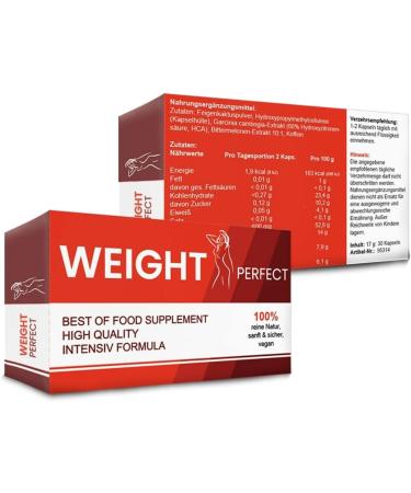 Weight Perfect Capsules | Quick Fat Loss No Hunger Caffeine & Bitter Melon | Natural Ingredients for Healthy Metabolism - Buy Online on GoSupps.com