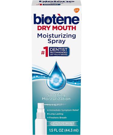 Biotene Moisturizing Mouth Spray 1.5 fl oz (Pack of 2)