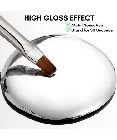 8ml Makartt Metallic Silver Nail Painting Gel for Mirror Nails - 3D Metal Finish 03 - Buy Online on GoSupps.com