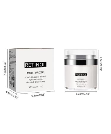 Retinol Moisturizing Cream With 2.5% Active Retinol Hydrate and Moisturize Anti-aging Fade Fine Lines Replenish Collagen 1.7 FL OZ - Buy Online on GoSupps.com