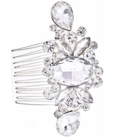 Beaupretty Clipper Guard Holder Comb rhinestone hair comb bridal hair comb crystal hair comb pearl hair comb Pearl Comb alloy bride Crystal Scissor Sleeve - Buy Online on GoSupps.com