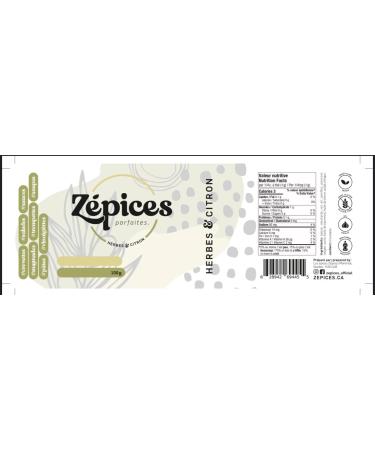 Z pices Herbes et Citron Spice Blend 100g - Buy Online on GoSupps.com