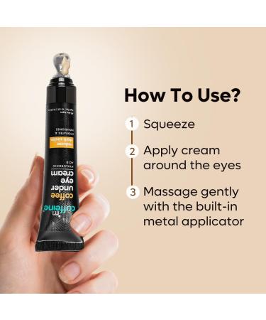  mCaffeine mCaffeine Naked & Raw Coffee Under Eye Cream (15ml) - Buy Online on GoSupps.com