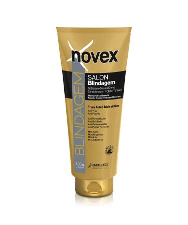 Novex Blindagem Thermal Protector Leave In 14 oz - Heat Protectant Traditional 14 Ounce