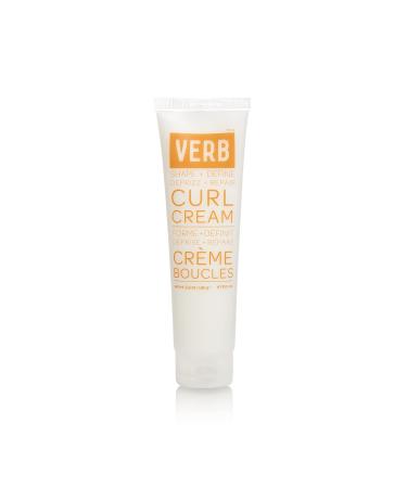 Verb Curl Cream  Vegan Curl Styling Cream  Lightweight Leave In Curl Defining Cream  Anti-Frizz Curl Cream Provides Shape Softness and Hold  Paraben Free Sulfate Free Curl Styler 5.3 Fl Oz (Pack of 1)