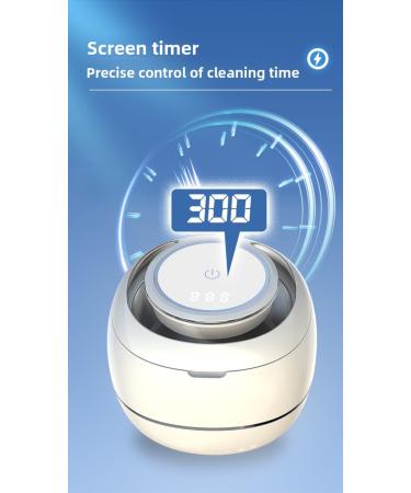 Professional UV Ultrasonic Denture Cleaner with Timer Jewelry Cleaner with Sterilization Function White - Buy Online on GoSupps.com