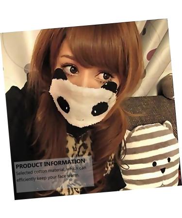 HomsfoU 4-Piece Warm Panda Mask - Reusable Cotton Facial Protection for Autumn-Winter | Comfortable Nose & Mouth Cover (1 Pack) - Perfect for All Ages - Buy Online on GoSupps.com