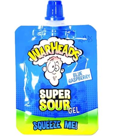 Warheads Super Sour Squeeze Gel Candy 20g - Cherry Apple Strawberry Blue Raspberry - Fun Squeezable Pouch - Buy Online on GoSupps.com