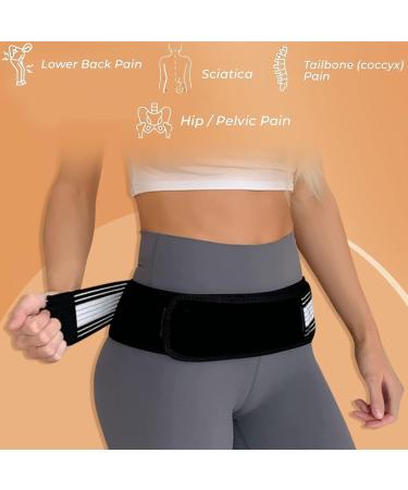 Barolo Ko G rtel | Baroloko Belt | Lumbowrap Plus-Size Back Support for Women | Premium Back Pain & Sciatica Relief | Iliosacral Joint & Pelvic Support Belt (55in) - Shop Internationally! - Buy Online on GoSupps.com