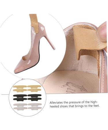 GLEAVI 12 Pairs Anti-Wear Foot Stickers | Heel Grips & Cushion Liners for Women's Pumps | Silicone Anti-Drop Heel Solutions - Buy Online on GoSupps.com