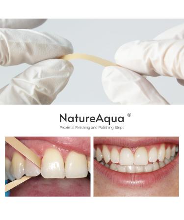Natureaqua Harz Yellow Tooth Grinding Paper | Dental Polishing Strips 4mm Width - 6m Roll | Interdental Grinding Tool for Optimal Oral Care - Buy Online on GoSupps.com