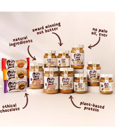  Pip & Nut Pip & Nut 15-Pack Dark Chocolate Peanut Butter Cups - 2 Cups per Pack - Real Peanut Butter Single Origin Chocolate Palm Oil Free Suitable for Vegans - Buy Online on GoSupps.com