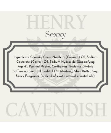 Henry Cavendish Sexxy (Fresh Cedar Blend) Shave Soap - Premium Natural Shaving Puck for Men & Women | Shea Butter & Coconut Oil for Rich Lather | Moisturizing & Comfortable Shave - Buy Online on GoSupps.com