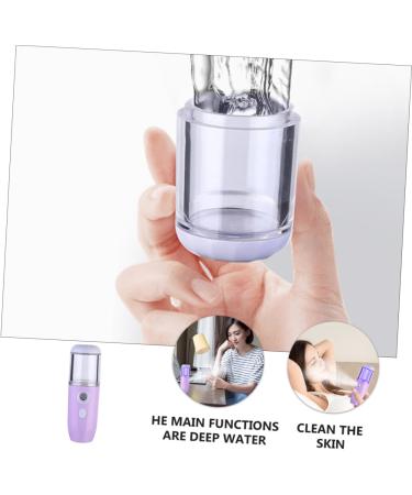 Gogogmee 1pc Hydrating Instrument Mini Steamer Face Steamer Mini Nanometer Moisture Spray Portable Abs Purple - Buy Online on GoSupps.com