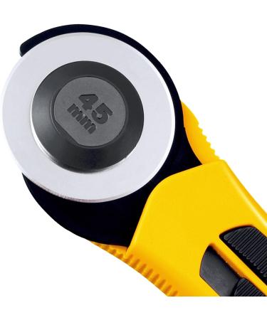 OLFA RB45-2 45mm Tungsten Steel Rotary Cutter Replacement Blades - 2 Pack for Crafts, Sewing, Quilting, Scrapbooking - Buy Online on GoSupps.com