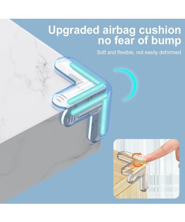 8 Pack Corner Protector Baby Proof Xuenair Clear Corner Protectors for Furniture Silicone Rubber Corner Guards for Furniture Glass Table Cabinet Counter T-shape-8pcs - Buy Online on GoSupps.com