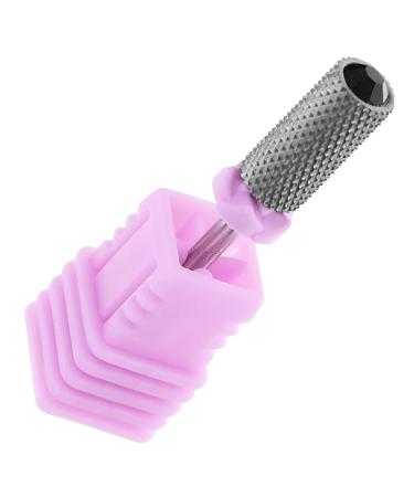 Nail Drill Bits Nail Bit Nails Drill Bits Drill Bits for Nails Cuticle Nail Drill Bit Cuticle Drill Bits Safety Bits for Nail Drill Tungsten Steel Manicure Nail Tape 0.6x0.6x4.2cm As Shown3