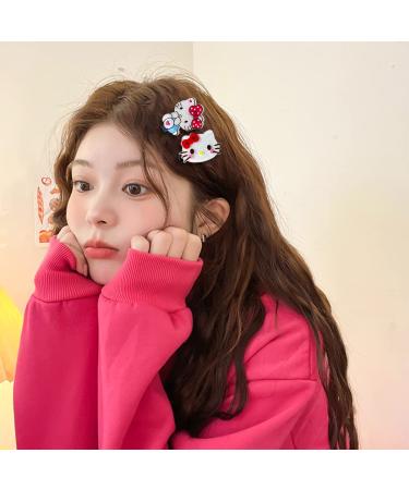 Japanese Kawaii Cartoon Anime Hair Accessories Set | Cute Girl Hair Clips & Bangs Hairpin - Buy Online on GoSupps.com