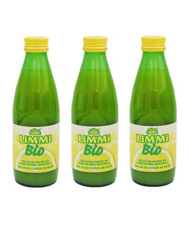 Limmi Lot 3x Pure organic lemon juice - 250ml bottle