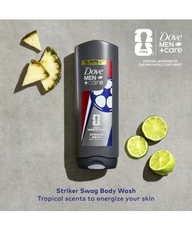 DOVE MEN + CARE Limited Edition FIFA Body Wash & Deodorant Regimen Pack 2 Count Striker Swag for Men for Hydrated Soft Skin & Odor Control - Buy Online on GoSupps.com
