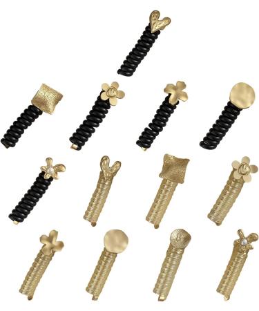 amangul Elegant Stretchable Hair Scrunchies Coiled Elastic Hair Bands Ponytail Holders Scrunchy Hair Rope Ties for Women Girls(Black Round) - Buy Online on GoSupps.com